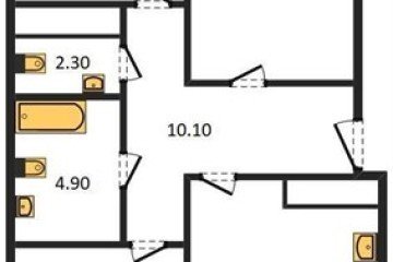 Фото №1: 3-комнатная квартира 88 м², 14/24 эт. - Краснодар, мкр. ЖК Все Свои Вип, ул. Колхозная, 5/2