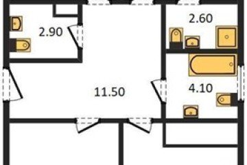 Фото №1: 3-комнатная квартира 89 м², 13/24 эт. - Краснодар, мкр. ЖК Все Свои Вип, ул. Колхозная, 5/2