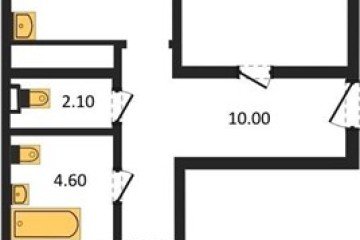 Фото №1: 2-комнатная квартира 71 м², 6/24 эт. - Краснодар, мкр. ЖК Все Свои Вип, ул. Колхозная, 5/2к1