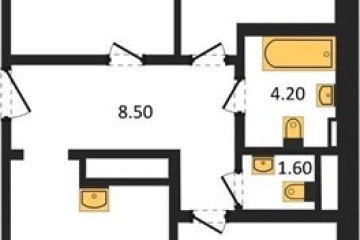 Фото №1: 3-комнатная квартира 84 м², 21/24 эт. - Краснодар, мкр. ЖК Все Свои Вип, ул. Колхозная, 5/2к1