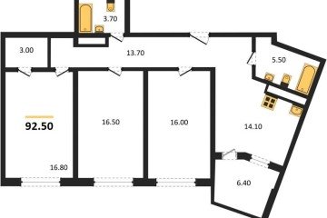 Фото №1: 3-комнатная квартира 91 м², 23/24 эт. - Краснодар, мкр. ЖК Все Свои Вип, ул. Колхозная, 5/2к1