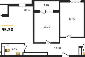 Фото №1: 3-комнатная квартира 93 м², 24/24 эт. - Краснодар, мкр. ЖК Все Свои Вип, ул. Колхозная, 5/2к1