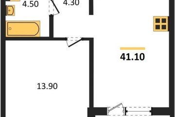 Фото №1: 1-комнатная квартира 40 м², 21/24 эт. - Краснодар, мкр. ЖК Все Свои Вип, ул. Колхозная, 5/2к1