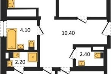 Фото №1: 3-комнатная квартира 87 м², 4/24 эт. - Краснодар, мкр. ЖК Все Свои Вип, ул. Колхозная, 5/2к1