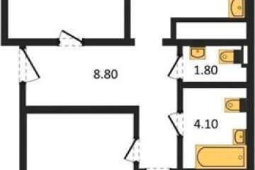 Фото №1: 3-комнатная квартира 85 м², 5/24 эт. - Краснодар, мкр. ЖК Все Свои Вип, ул. Колхозная, 5/2к1