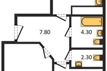 Фото №1: 2-комнатная квартира 63 м², 15/24 эт. - Краснодар, мкр. ЖК Все Свои Вип, ул. Колхозная, 5/2