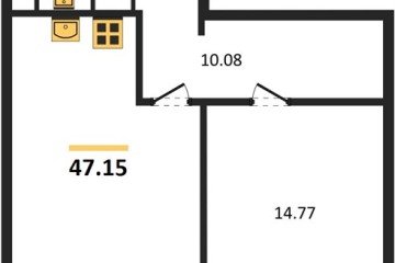 Фото №1: 1-комнатная квартира 48 м², 22/23 эт. - Краснодар, мкр. ЖК Урал,