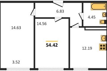 Фото №1: 2-комнатная квартира 55&nbsp;м², 21/24&nbsp;эт. - Краснодар, мкр. Черёмушки, ул. Обрывная, 132/1к4
