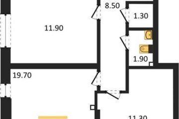 Фото №1: 3-комнатная квартира 73 м², 1/16 эт. - Краснодар, мкр. жилой комплекс Самолёт-6, ул. Ивана Беличенко, 92к4