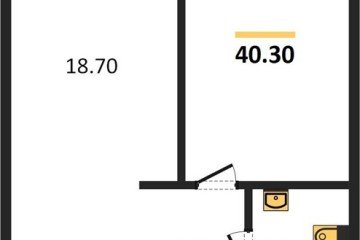 Фото №1: 1-комнатная квартира 40 м², 1/16 эт. - Краснодар, мкр. жилой комплекс Самолёт-6, ул. Ивана Беличенко, 92к4