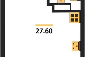 Фото №1: Студия 27 м², 2/16 эт. - Краснодар, мкр. жилой комплекс Самолёт-6, ул. Ивана Беличенко, 90к3