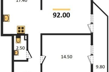 Фото №1: 3-комнатная квартира 92 м², 2/24 эт. - Краснодар, мкр. ЖК Рекорд,