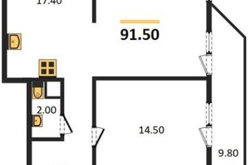 Фото №1: 3-комнатная квартира 91 м², 3/24 эт. - Краснодар, мкр. ЖК Рекорд,