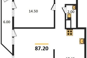 Фото №1: 3-комнатная квартира 87 м², 3/24 эт. - Краснодар, мкр. ЖК Рекорд,