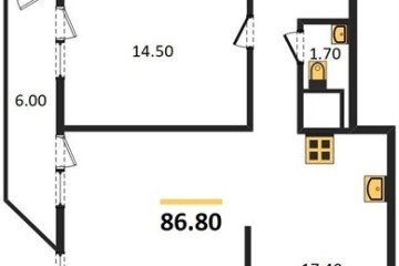 Фото №1: 3-комнатная квартира 86&nbsp;м², 20/24&nbsp;эт. - Краснодар, мкр. ЖК Рекорд, 