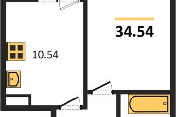 Фото №1: 1-комнатная квартира 34 м², 9/9 эт. - Краснодар, мкр. жилой комплекс Событие,