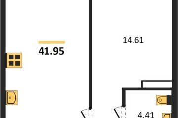Фото №1: 1-комнатная квартира 41 м², 14/24 эт. - Краснодар, мкр. Черёмушки,