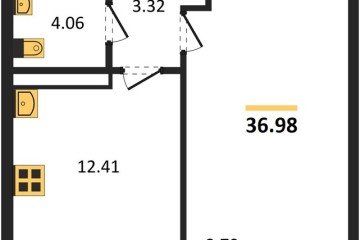Фото №1: 1-комнатная квартира 37 м², 13/24 эт. - Краснодар, мкр. Черёмушки,