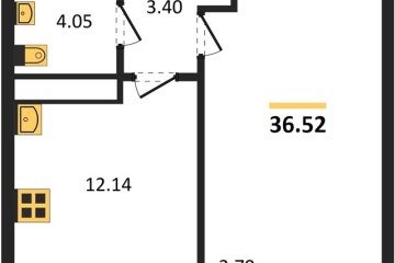 Фото №1: 1-комнатная квартира 36 м², 18/24 эт. - Краснодар, мкр. Черёмушки,