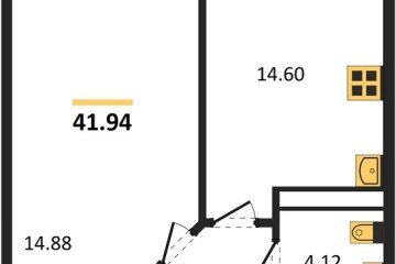 Фото №1: 1-комнатная квартира 42 м², 14/24 эт. - Краснодар, мкр. Черёмушки,