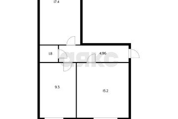 Фото №2: 2-комнатная квартира 51 м² - Краснодар, мкр. отделение № 2 Агрофирмы Солнечная, 15