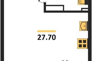 Фото №1: Студия 27 м², 4/9 эт. - Краснодар, мкр. жилой комплекс Друзья,