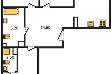 Фото №1: 3-комнатная квартира 92&nbsp;м², 8/9&nbsp;эт. - Краснодар, мкр. Парк Победы, 
