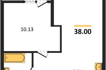 Фото №1: 1-комнатная квартира 39 м², 13/18 эт. - Краснодар, мкр. жилой квартал Патрики,