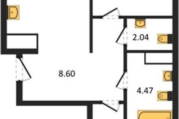 Фото №1: 2-комнатная квартира 61 м², 6/18 эт. - Краснодар, мкр. жилой квартал Патрики,