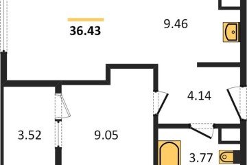 Фото №1: 1-комнатная квартира 37 м², 16/18 эт. - Краснодар, мкр. жилой квартал Патрики,