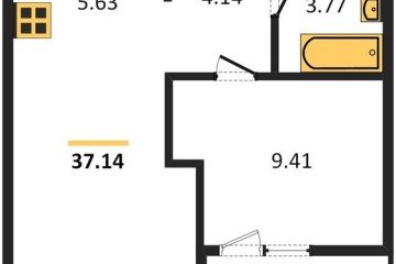 Фото №1: 1-комнатная квартира 38 м², 10/18 эт. - Краснодар, мкр. жилой квартал Патрики,