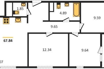 Фото №1: 3-комнатная квартира 69 м², 3/18 эт. - Краснодар, мкр. жилой квартал Патрики,