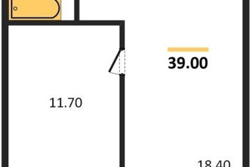 Фото №1: 1-комнатная квартира 40 м², 22/22 эт. - Краснодар, мкр. жилой комплекс Отражение, ул. Конгрессная, 43