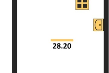 Фото №1: Студия 28 м², 3/24 эт. - Краснодар, мкр. Черёмушки, ул. Новороссийская, 96