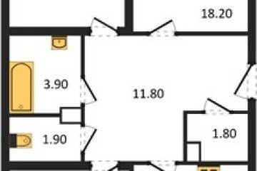 Фото №1: 3-комнатная квартира 101 м², 9/24 эт. - Краснодар, мкр. Черёмушки, ул. Новороссийская, 96