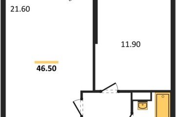 Фото №1: 1-комнатная квартира 46 м², 19/24 эт. - Краснодар, мкр. Черёмушки, ул. Новороссийская, 96