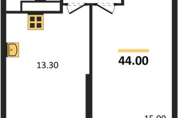 Фото №1: 1-комнатная квартира 44 м², 22/24 эт. - Краснодар, мкр. Черёмушки, ул. Новороссийская, 96