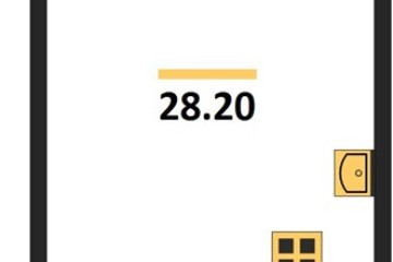 Фото №1: Студия 28 м², 3/24 эт. - Краснодар, мкр. Черёмушки, ул. Новороссийская, 96