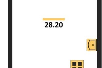 Фото №1: Студия 28 м², 4/24 эт. - Краснодар, мкр. Черёмушки, ул. Новороссийская, 96