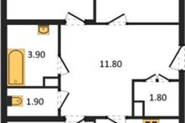 Фото №1: 3-комнатная квартира 101 м², 3/24 эт. - Краснодар, мкр. Черёмушки, ул. Новороссийская, 96