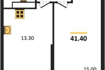 Фото №1: 1-комнатная квартира 41 м², 19/24 эт. - Краснодар, мкр. Черёмушки, ул. Новороссийская, 96