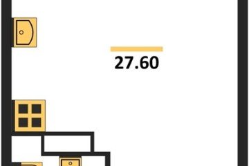 Фото №1: Студия 27 м², 9/16 эт. - Краснодар, мкр. жилой комплекс Самолёт-6,