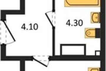 Фото №1: 1-комнатная квартира 44 м², 5/16 эт. - Краснодар, мкр. жилой комплекс Самолёт-6,