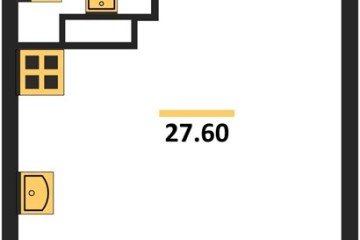 Фото №1: Студия 27 м², 8/16 эт. - Краснодар, мкр. жилой комплекс Самолёт-6,