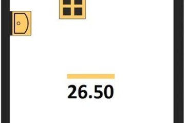 Фото №1: Студия 26 м², 5/16 эт. - Краснодар, мкр. жилой комплекс Самолёт-6,
