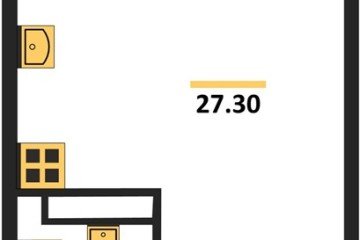 Фото №1: Студия 27 м², 12/16 эт. - Краснодар, мкр. жилой комплекс Самолёт-6,