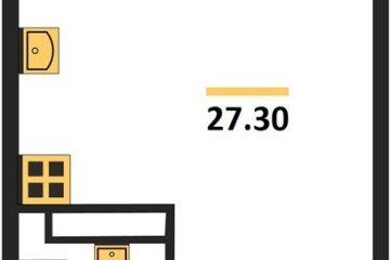 Фото №1: Студия 27 м², 13/16 эт. - Краснодар, мкр. жилой комплекс Самолёт-6,