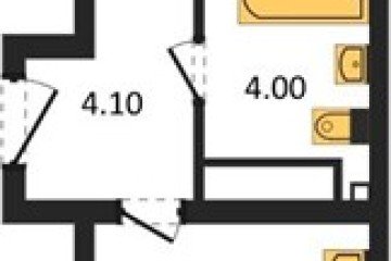 Фото №1: 1-комнатная квартира 43 м², 15/16 эт. - Краснодар, мкр. жилой комплекс Самолёт-6,