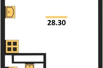 Фото №1: Студия 28 м², 16/16 эт. - Краснодар, мкр. жилой комплекс Самолёт-6,