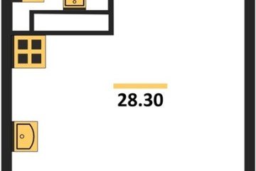 Фото №1: Студия 28 м², 16/16 эт. - Краснодар, мкр. жилой комплекс Самолёт-6,